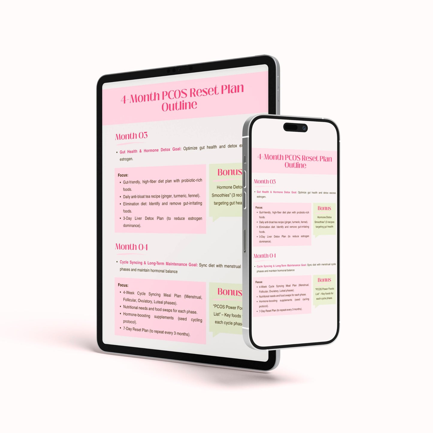 PCOS 4 Month Recovery Journey - Daily  Meals + Lifestyle Guide | PCOS-Free Naturally | Month 1